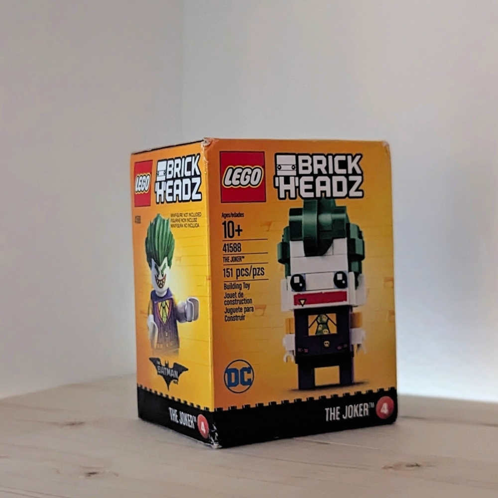 NEW SEALED LEGO BrickHeadz The Joker 41588